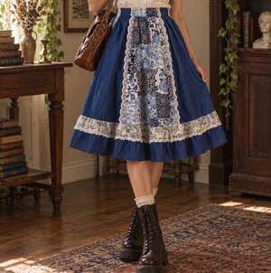 Vintage Pitchfork Brand Square Dance Skirt